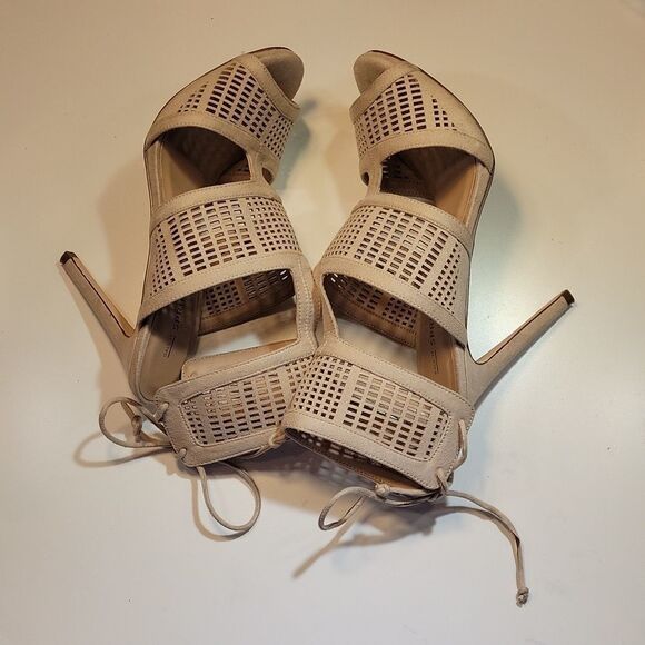 CALL IT SPRING SUEDE GLADIATOR STYLE HIGH HEEL STILETTOS ROUND TOE SANDAL - Picture 10 of 15